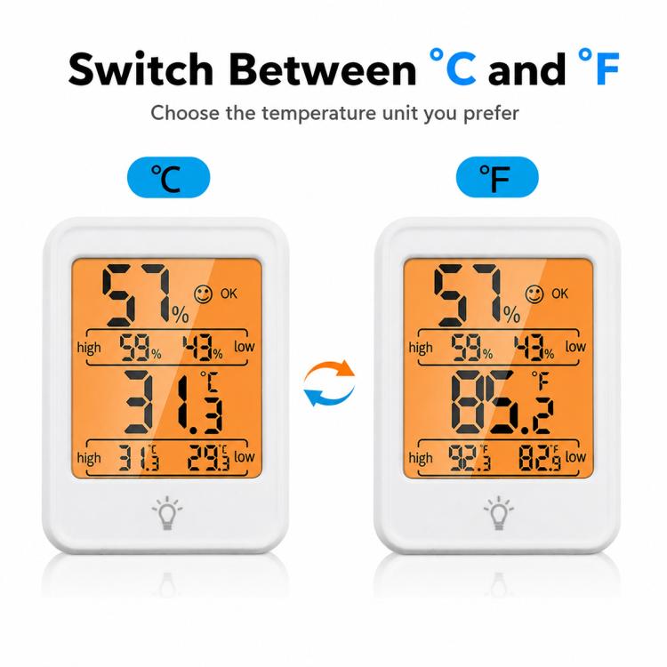 MC40 Indoor High-Precision Digital Display Electronic Thermometer and Hygrometer