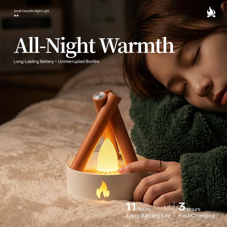 HZ-K12 Sleep-Assist White Noise Campfire Night Light