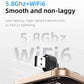 2 in 1 Car Thumb mini Smart Box Bluetooth5.4+WiFi6 Wireless Android Auto CarPlay Adapter, ZYD-B112P