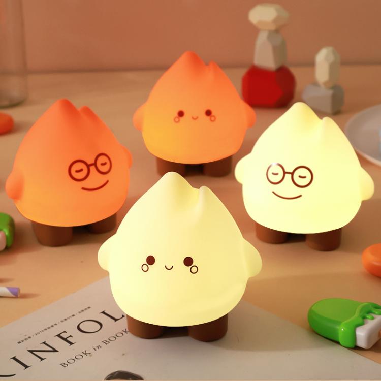 HZ-D01 Cute Little Burning Man Flame Night Light