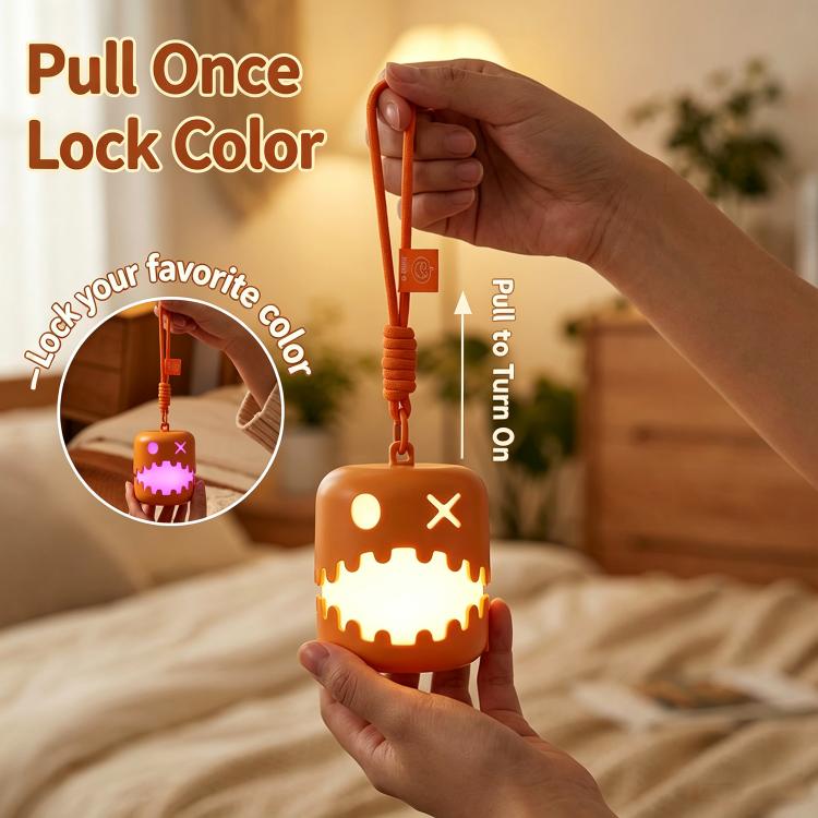 HZ-K10 Fun Pumpkin Lantern Halloween Atmosphere Night Light, 1 Pack, 2 Packs
