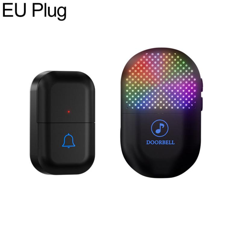 XY-802 Smart Home Wireless Doorbell 433Hz Elderly Wireless Elderly and Patients Emergency Call Button, US Plug, EU Plug
