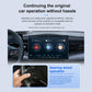 2-in-1 car adapter retaining original car operation with steering wheel control