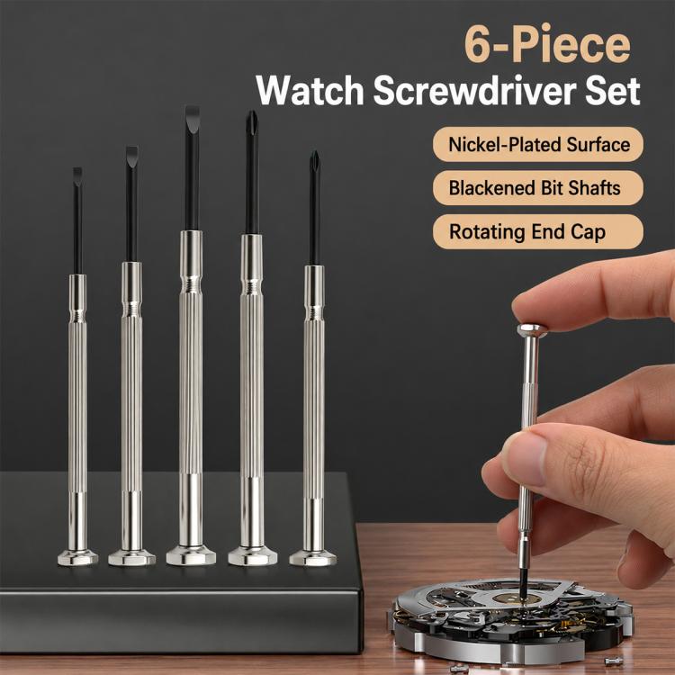 6 Set Precision Screwdriver Set for Watch and Eyeglass Repair