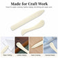 Bone-colored Paper Folding Trimmer Carve Leather Scraper