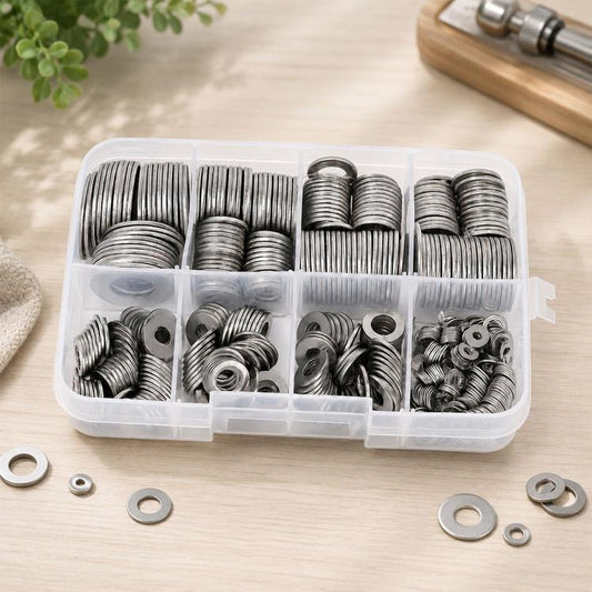 M2 - M12 Flat Washer Insulating Round Spacers, 100pcs, 600pcs