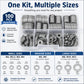 M2 - M12 Flat Washer Insulating Round Spacers, 100pcs, 600pcs