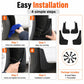 4pcs/Set Car Wheel Splash Flaps Fender Guard, For GreatWall Haval H6 2021