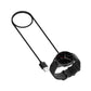 Magnetic watch charging cable: USB plug with black cable and magnetic dock