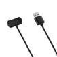 USB-A connector with black magnetic dock end, charging cable, 1m