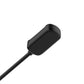 Black magnetic charging dock connector with attached charging cable