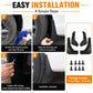 Black splash flap kit with screws included for easy installation