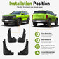4pcs/Set Car Wheel Splash Flaps Fender Guard, For GreatWall Haval H3 2024