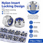 Anti-Slip Hexagonal Nut Plug 150PCS, M4-M6