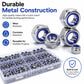 Anti-Slip Hexagonal Nut Plug 150PCS, M4-M6