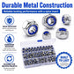 Anti-Slip Hexagonal Nut Plug 210PCS, M3-M8