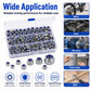 Anti-Slip Hexagonal Nut Plug 210PCS, M3-M8