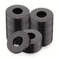 Black Nylon Flat Washer Insulating Round Spacers, 120 pcs Black