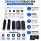Black Nylon Flat Washer Insulating Round Spacers, 120 pcs Black