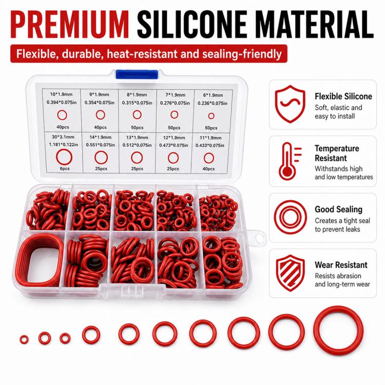 O-shaped Fixing Rubber Ring Tool Kit 351 PCS/Set