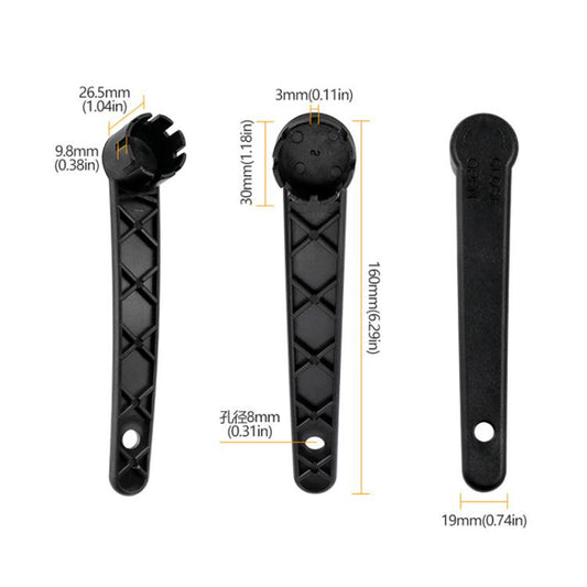 Inflatable Boats and Kayaks Universal Air Valve Wrench, Six Teeth, Eight Teeth