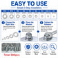 M2-M12 Flat Washer Insulating Round Spacers Suitable for Home use, M2 - M12 580 pcs