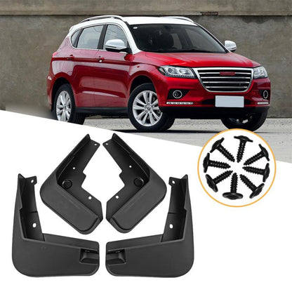 4pcs/Set Car Wheel Splash Flaps Fender Guard, For GreatWall Haval H2 2014-2020