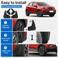4pcs/Set Car Wheel Splash Flaps Fender Guard, For Geely GX3 2019-2020