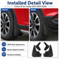 4pcs/Set Car Wheel Splash Flaps Fender Guard, For Geely GX3 2019-2020