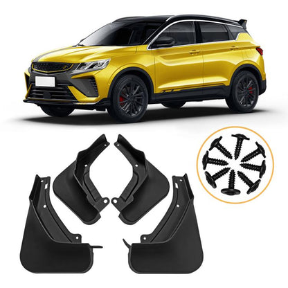 4pcs/Set Car Wheel Splash Flaps Fender Guard, For Geely Binyue 2021