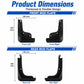 4pcs/Set Car Wheel Splash Flaps Fender Guard, For Geely Preface 2026