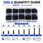 M2 Phillips Self-tapping Screw 400 PCS /  Set, M2 400 PCS / Set