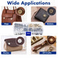 4 Color Sutureless Magnetic Metal Wallet Snap Set, 20pcs, 40pcs