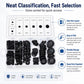 200 PCS/Set NBR Waterproof Seal Rubber Ring