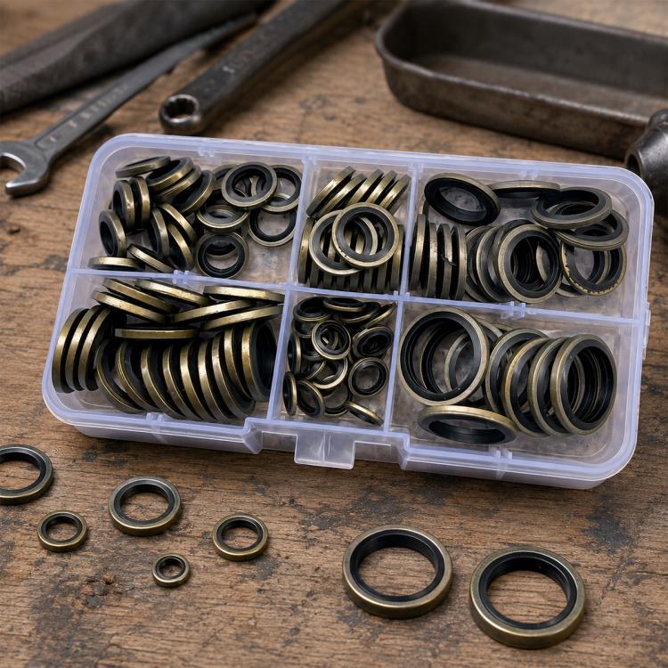 Seal Fixing Rubber Ring Flat Washer Insulating Spacers 100PCS