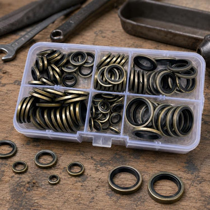 Seal Fixing Rubber Ring Flat Washer Insulating Spacers 100PCS