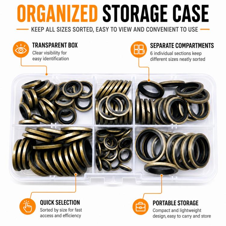 Seal Fixing Rubber Ring Flat Washer Insulating Spacers 100PCS