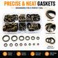 Seal Fixing Rubber Ring Flat Washer Insulating Spacers 100PCS