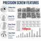 M4 Self-tapping Screw 100 PCS /  Set
