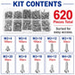 M2 Self-tapping Screw 620 PCS /  Set
