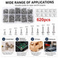M2 Self-tapping Screw 620 PCS /  Set
