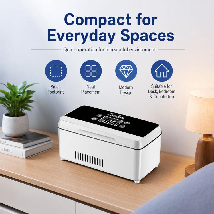 Insulin Portable Double-layer Cooling Box Medication Suitable for Car and Home Use