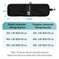 Black storage bag with zipper for round and triangular landing nets
