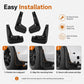 4pcs/Set Car Wheel Splash Flaps Fender Guard, For Changan UNI-V 2024