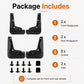 4pcs/Set Car Wheel Splash Flaps Fender Guard, For Changan UNI-V 2024