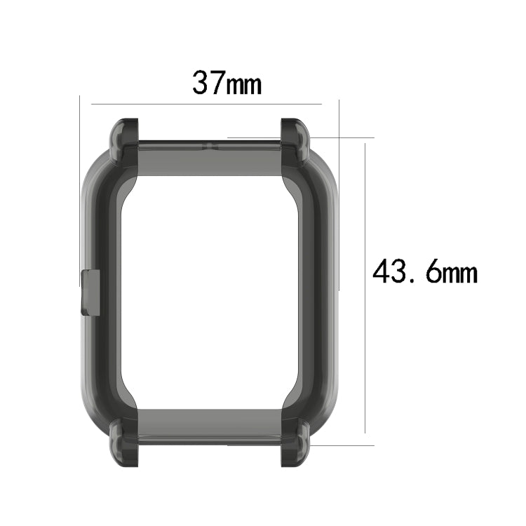For Amazfit Pop Half-coverage TPU Protective Case Cover