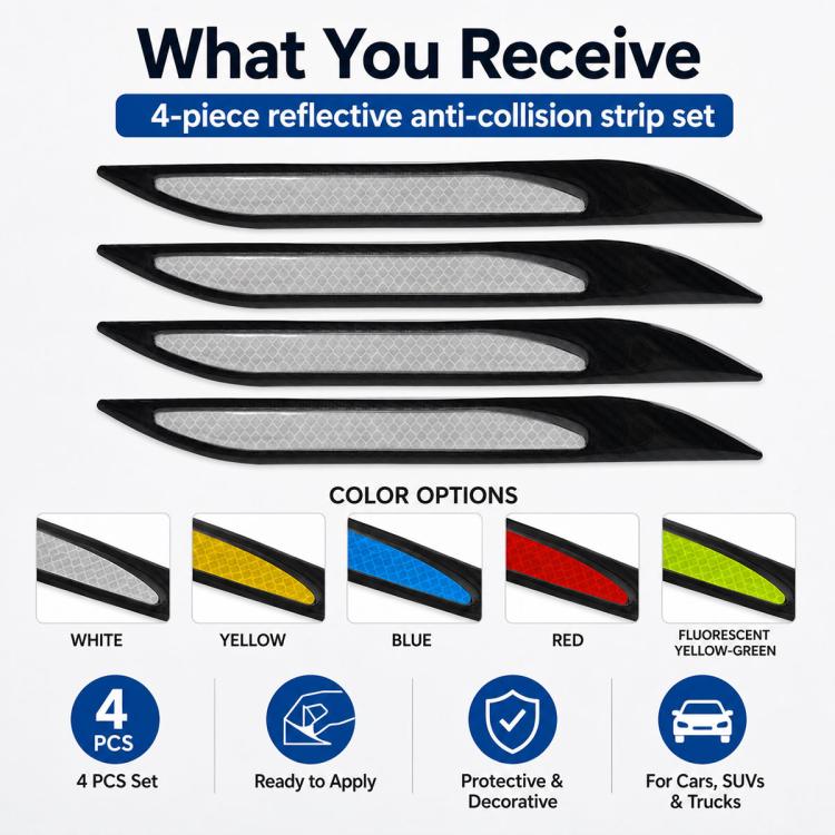 Bonnet Air Flow Vent Fender Sticker for Car Decoration, 4 PCS / Set