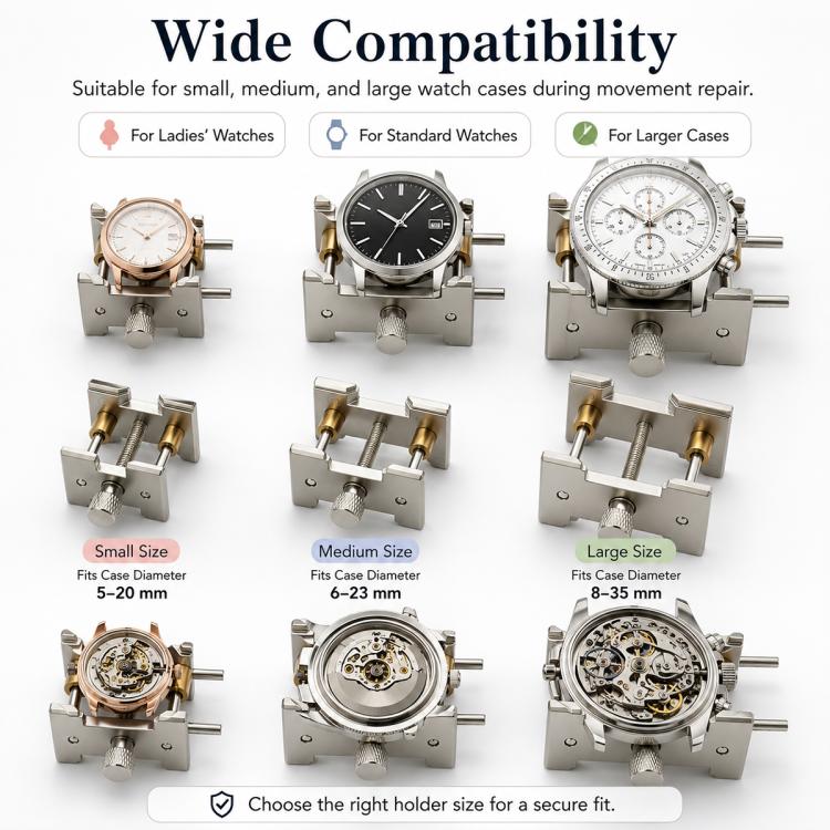 Multifunctional Watch Repair Tool Movement Holder, 3pcs Movement Holder, 2pcs Movement Holder