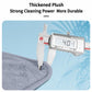 Thick plush fishing towel fabric, gray surface for wiping and cleaning