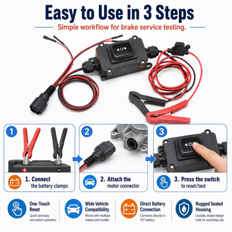 Car Tester Adjustment Brake Pads Return Replacement Tool, Brake Pads Return Replacement Tool